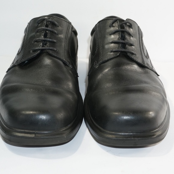 Ecco Size 16 Black Oxfords Dress Mens C3A A18 main image 2